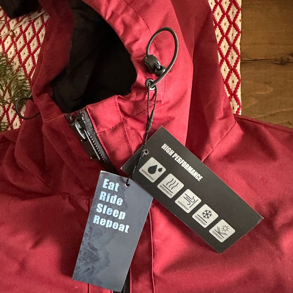 Chaps Red Anorak Jacket - Picture 2 of 5